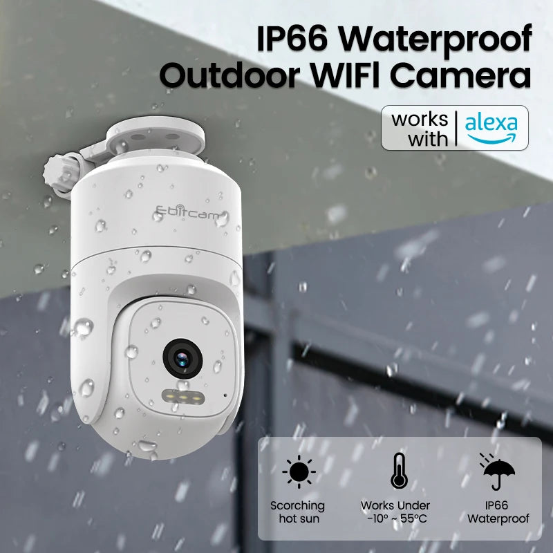 Outdoor WIFI Camera 2-Way Night Vision