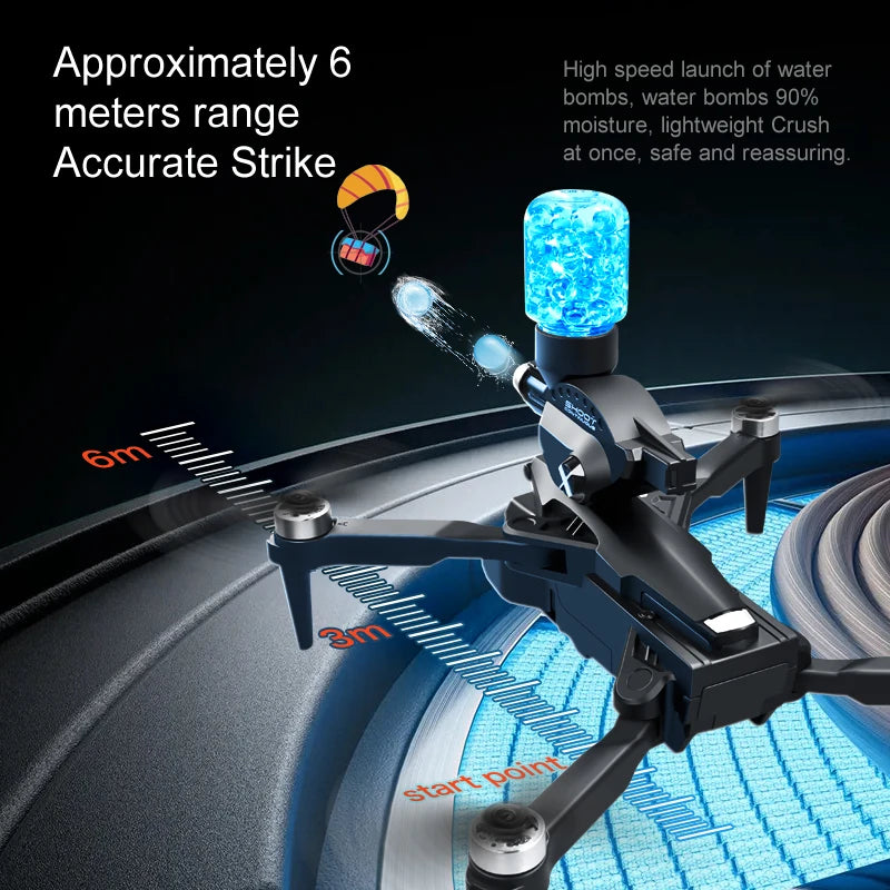 Max Drone Three HD Cameras Aerial Photography GPS Drone