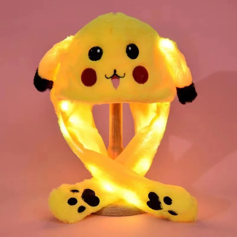 Sanrio Luminous Plush Hat Moving Rabbit Ears kids Gift