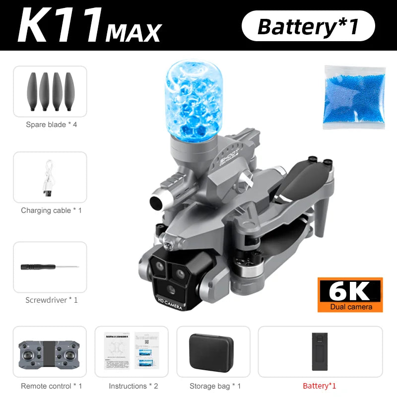 Max Drone Three HD Cameras Aerial Photography GPS Drone