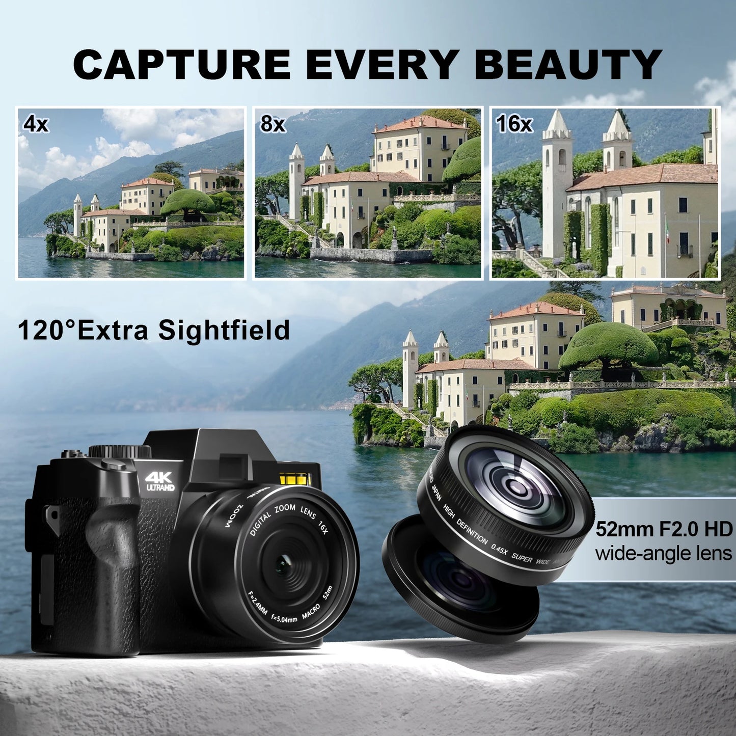 Compact Digital Camera WebCam YouTube Camcorder