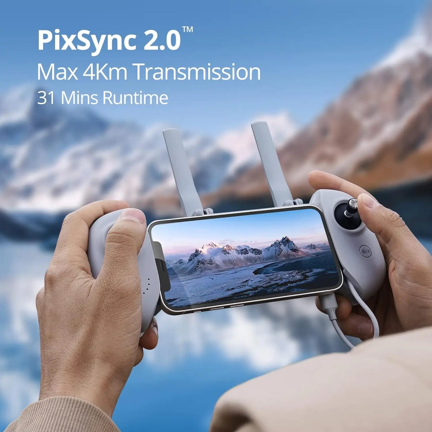 Potensi Single Axis Gimbal 4K GPS Drones