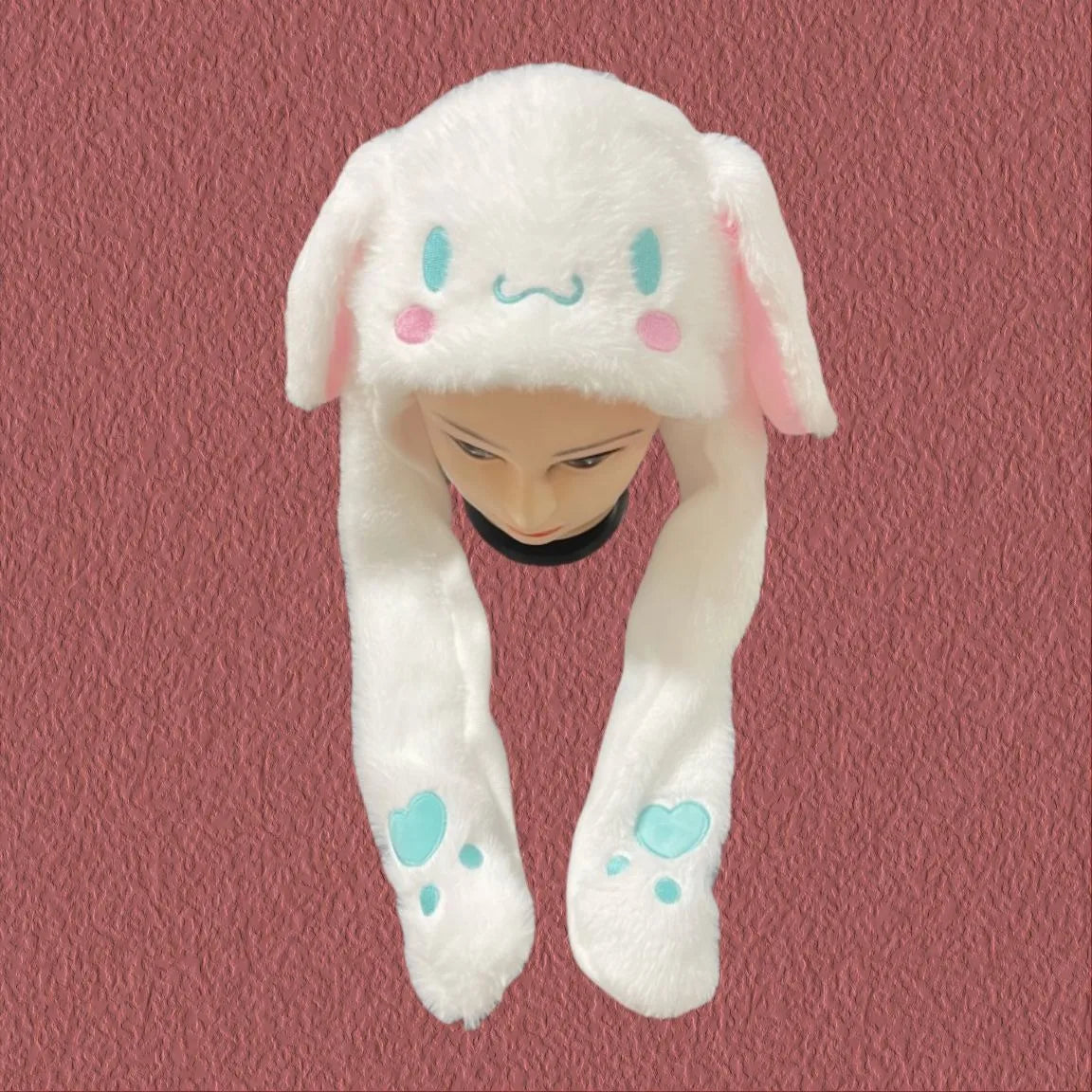 Sanrio Luminous Plush Hat Moving Rabbit Ears kids Gift