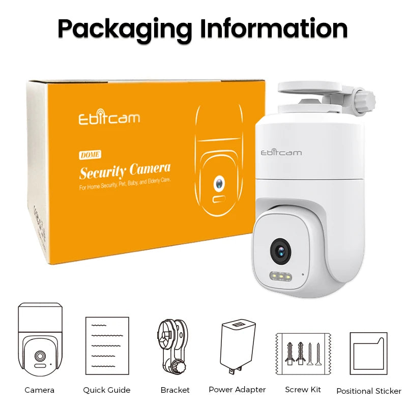 Outdoor WIFI Camera 2-Way Night Vision