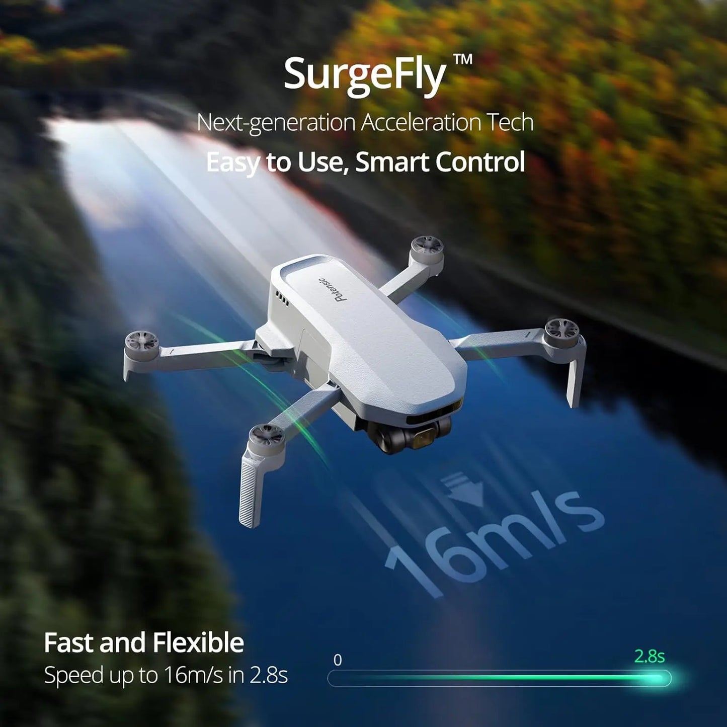 Potensi Single Axis Gimbal 4K GPS Drones