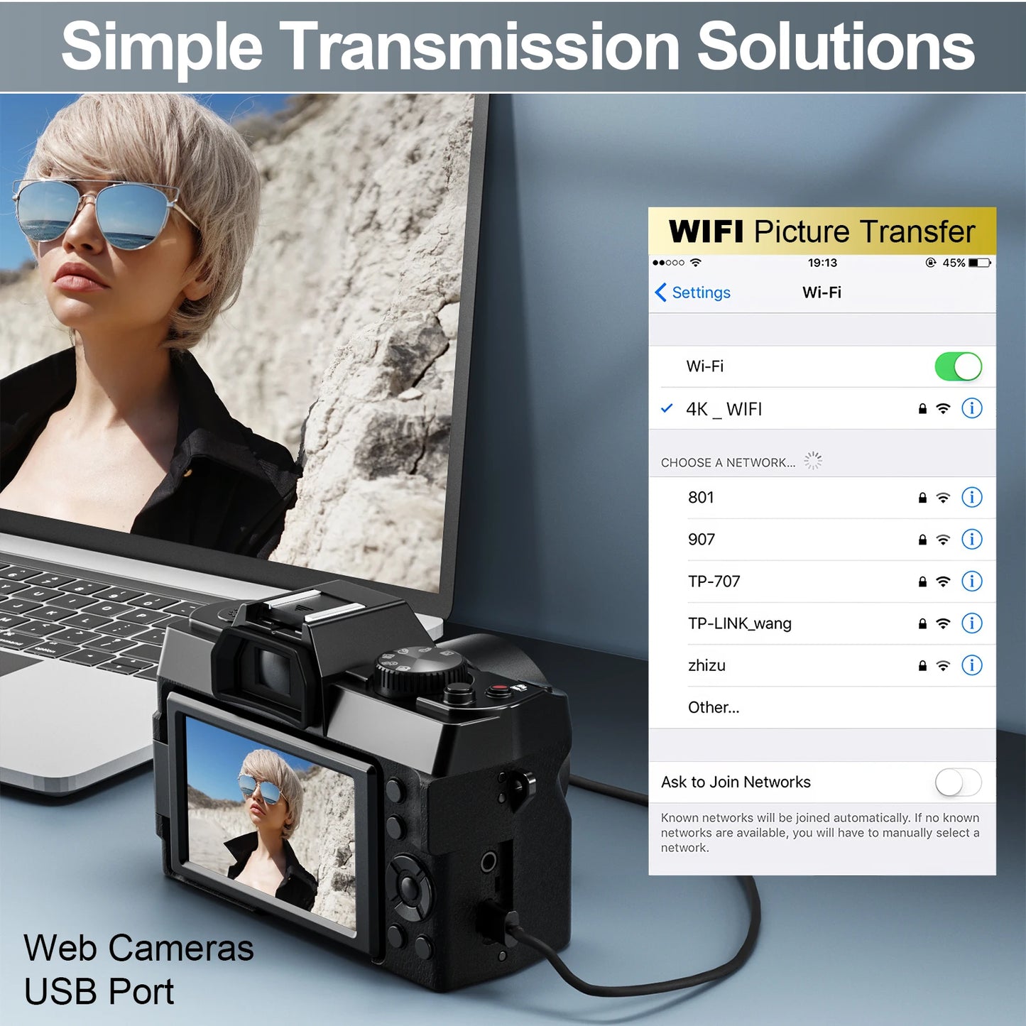 Compact Digital Camera WebCam YouTube Camcorder