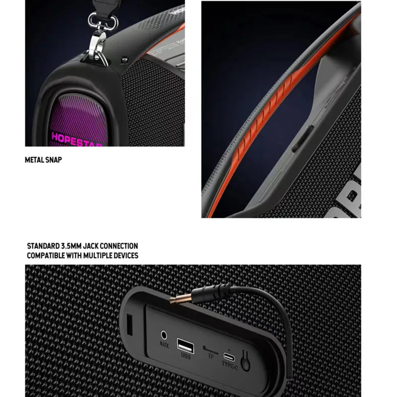 Bluetooth Speaker Portable Outdoor Boombox