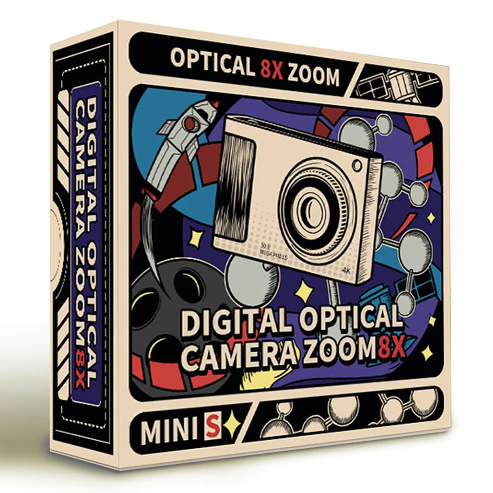HD Digital Camera 16X Zoom Video Fill Light Selfie