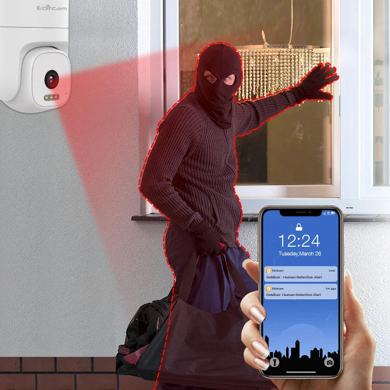 Outdoor WIFI Camera 2-Way Night Vision