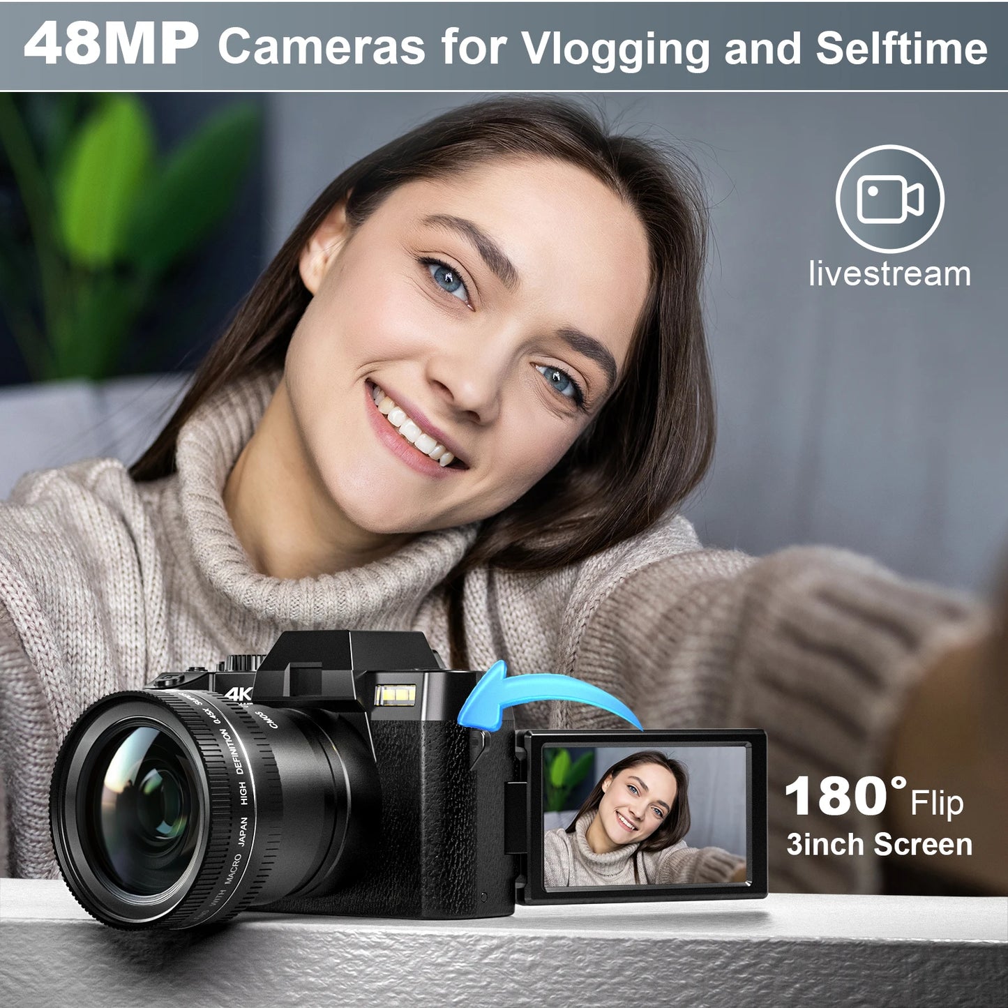 Compact Digital Camera WebCam YouTube Camcorder