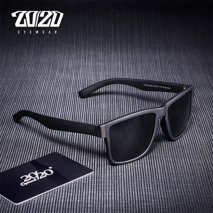 20/20 Classic Polarized Sunglass Glasses Driving Black Frame
