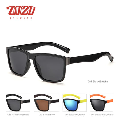 20/20 Classic Polarized Sunglass Glasses Driving Black Frame