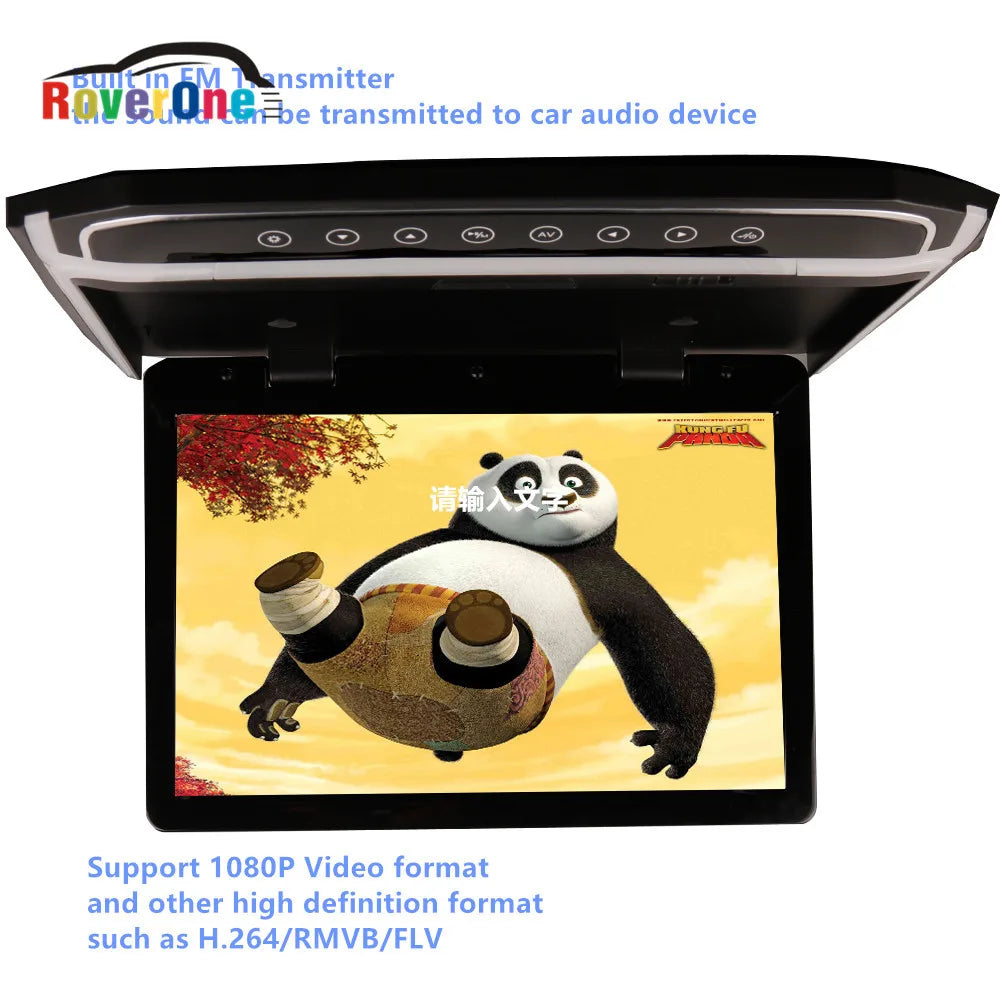 LED HDMI Car Ceiling Player Flip Down Ceiling Monitor