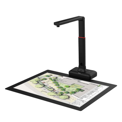 VIISAN Large Format Overhead Book & Document Scanner Multi-Language