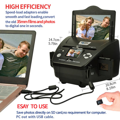 Digital Photo Scanner 16 Mega Pixels Film and Negative Scanner