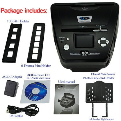 Digital Photo Scanner 16 Mega Pixels Film and Negative Scanner