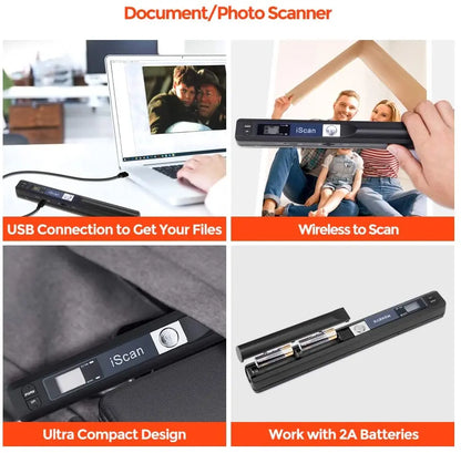 Mini Portable Handheld Document Scanner