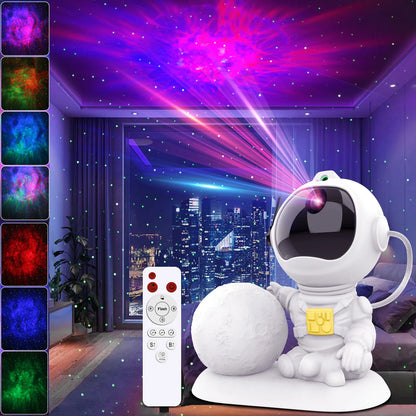 Astronaut Galaxy Projector Fairy Lights LED Spotlight USB Powered Remote