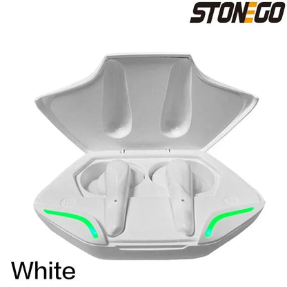 Sports Earbuds, Wireless Waterproof Noise-Cancelling Charging Case, for Gaming and Music