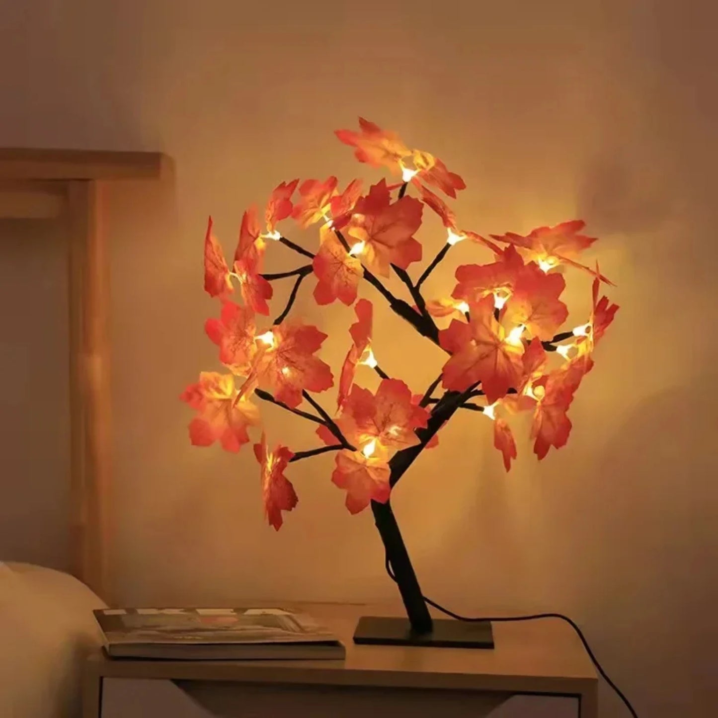 New 24 LED Fairy Flower Tree Table Lamp Night Light USB Operated