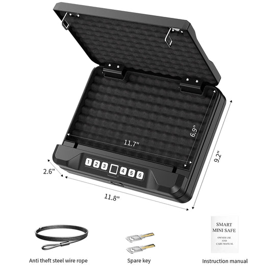 Handgun Pistol Safe Fingerprint Lock,