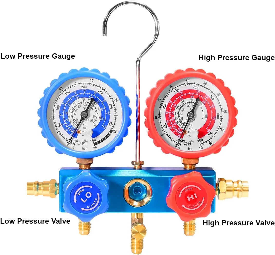 Vacuum Pump  A/C Refrigeration  Manifold Gauge