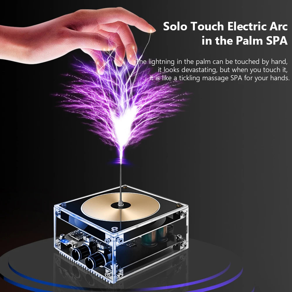 Wireless Music Tesla-Coil Touchable Lightning  Electric Power Wireless Transmission