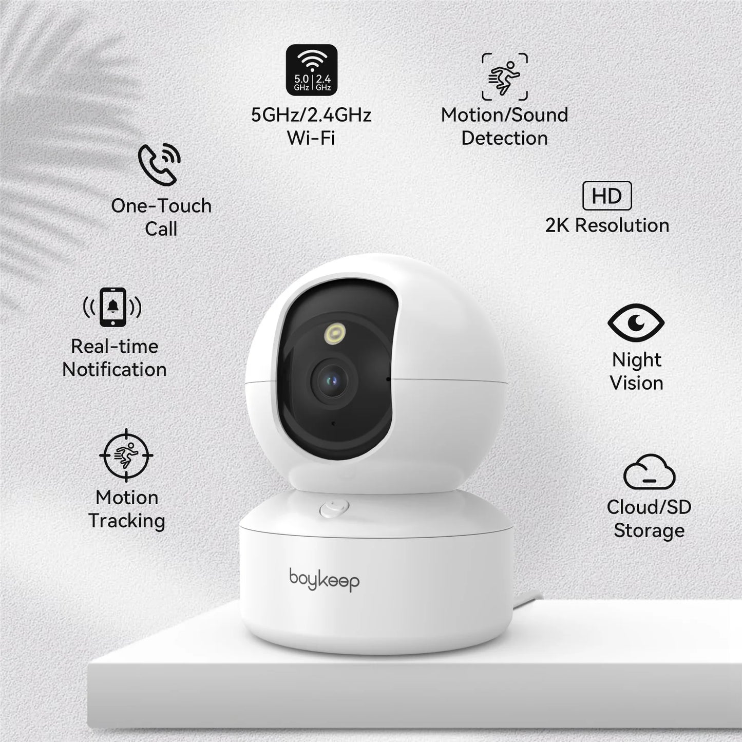 WiFi Indoor Home Security IP  Baby Monitor Camera Automatic Tracking