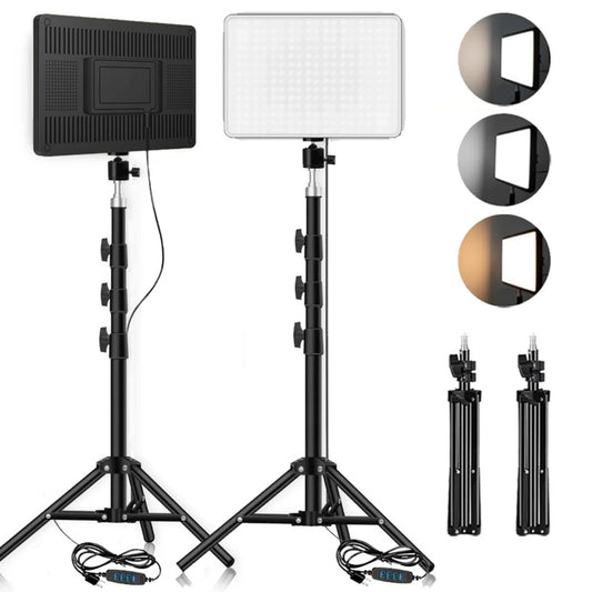 LED Video Lights Photography Lighting Selfie Light Photo Studio Lamp Tripod