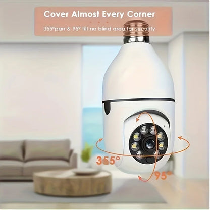 Light Bulb Security Cameras Indoor Outdoor Wireless WiF  360 Degree Light Socket