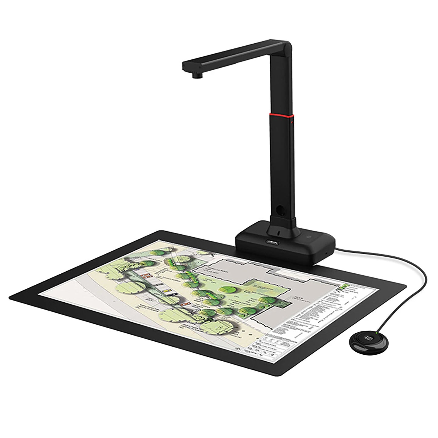 VIISAN Large Format Overhead Book & Document Scanner Multi-Language