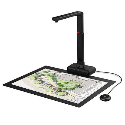 VIISAN Large Format Overhead Book & Document Scanner Multi-Language