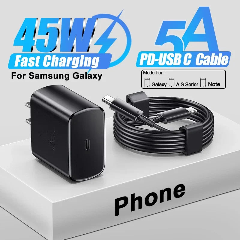 Super Fast Charger Samsung Galaxy  Fast Charging Cable