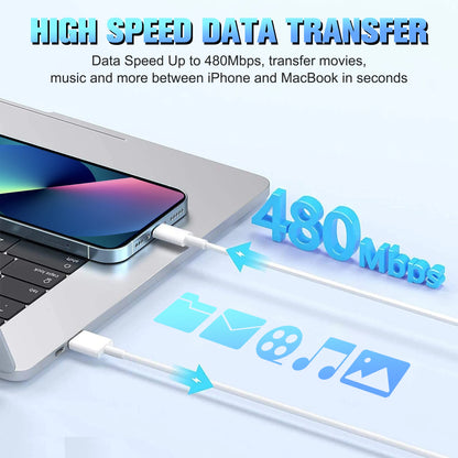 USB Fast Charging Cable  IPhone Pro Max Fast Charging Phone Data Line For Ipad