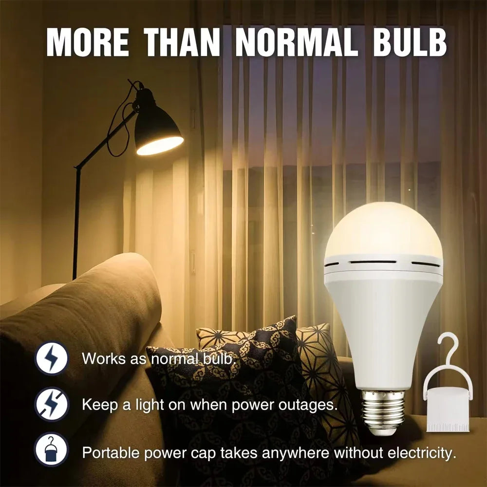 LED Emergency Light Bulb High Brightness  Energy-Saving Emergency Light Bulb