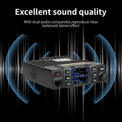 Screen Ham Car Mobile Radio Station Two-way Radio