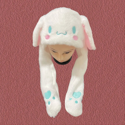 Sanrio  Luminous Plush Hat Moving Rabbit Ears kids Gift