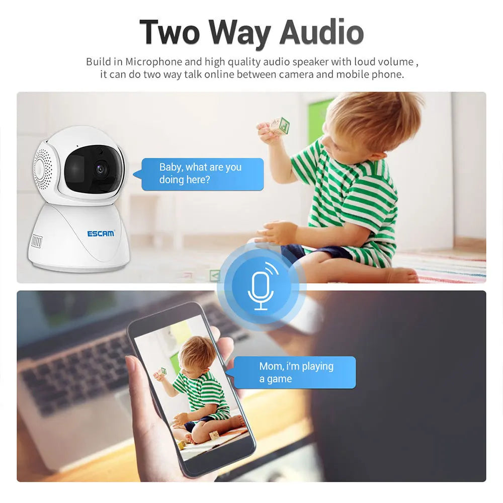 1080P Surveillance Camera Wireless WiFi IP Camera Night Vision