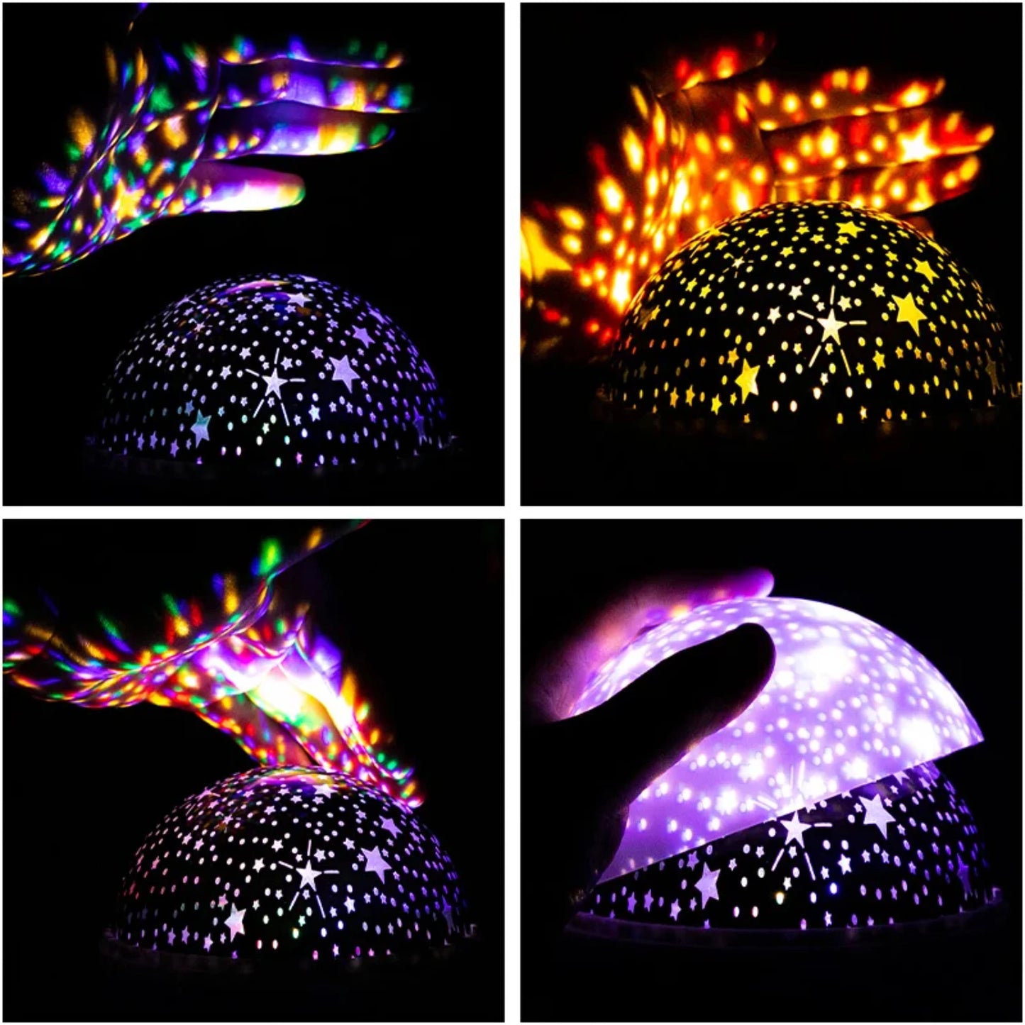 Rotating LED Night Light Projector Starry Sky Planetarium Star Light