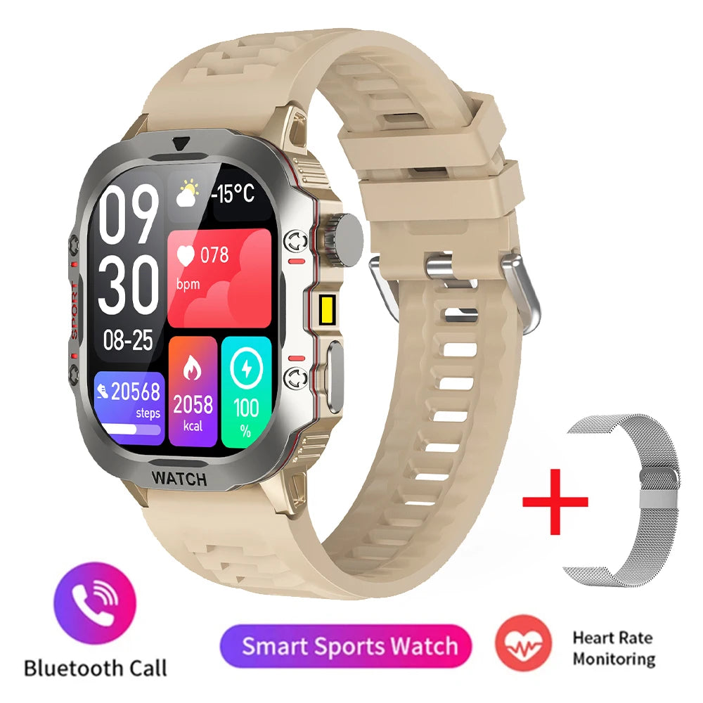 New LED Men Smart Watch Touch Screen Bluetooth Waterproof