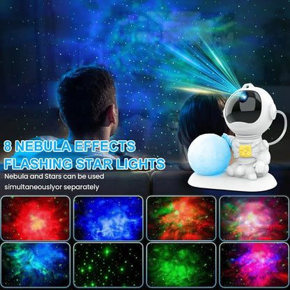 Astronaut Galaxy Projector Fairy Lights LED Spotlight USB Powered Remote