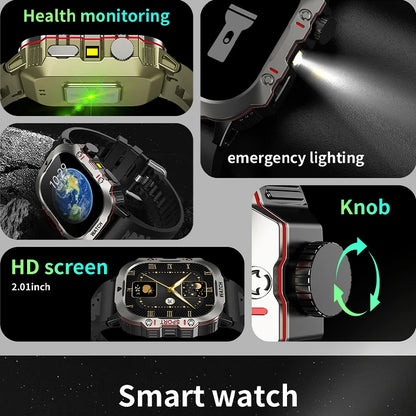 New LED Men Smart Watch Touch Screen Bluetooth Waterproof