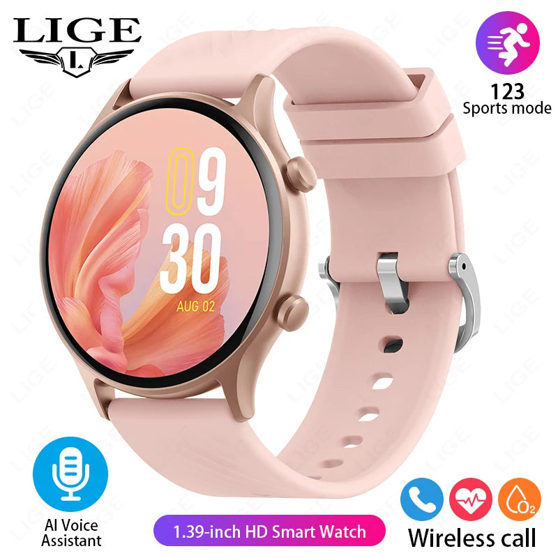 Women Smart Watch Bluetoot  Waterproof Sports Fitness Bracelet