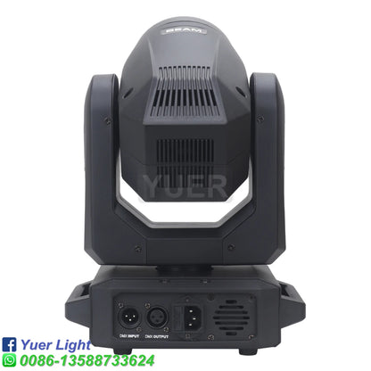 LED Moving Head Light 200W Beam18 Rotating Prisms 12 Gobo 8 Color Effect