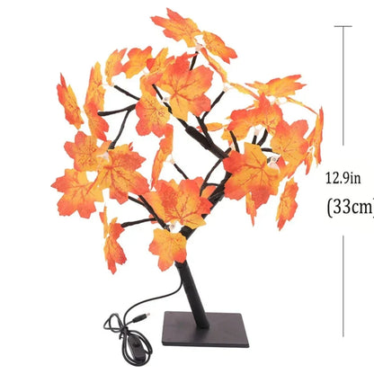 New 24 LED Fairy Flower Tree Table Lamp Night Light USB Operated