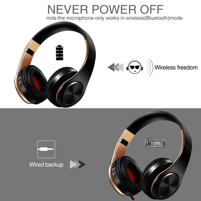 HIFI Stereo Bluetooth Headphone Music Headset