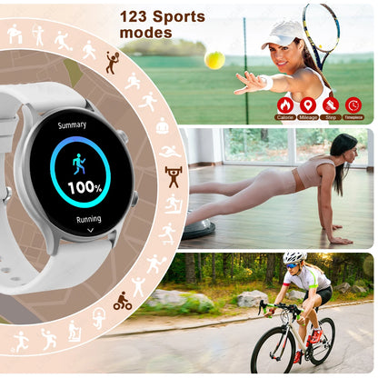 Women Smart Watch Bluetoot  Waterproof Sports Fitness Bracelet