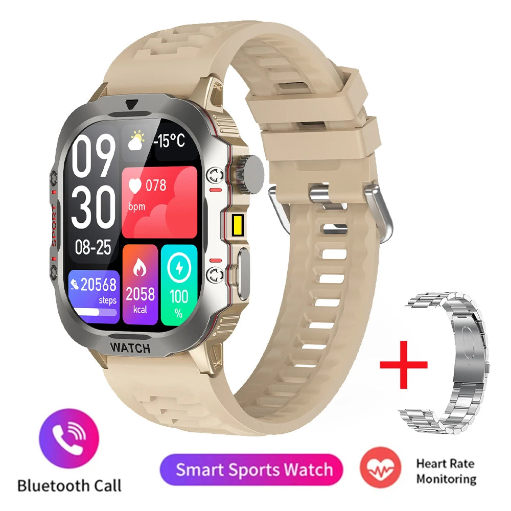 New LED Men Smart Watch Touch Screen Bluetooth Waterproof