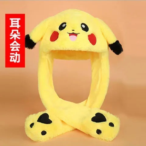 Sanrio  Luminous Plush Hat Moving Rabbit Ears kids Gift