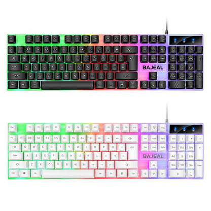 RGB Gaming Keyboard 98 Keys  USB Wired  Seven Color Lights